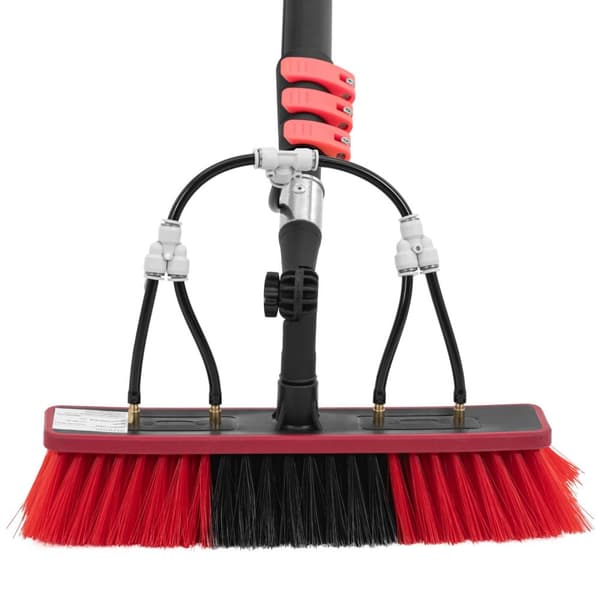 ulsonix - Tvättborste med teleskopskaft - 125–360 cm - Borste 35 cm