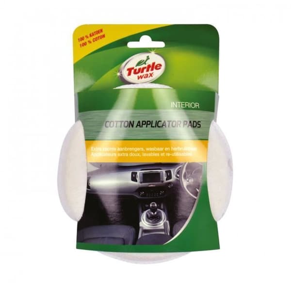 Turtle Wax bomull poetpad 14 x 18 cm 2 stycken vit