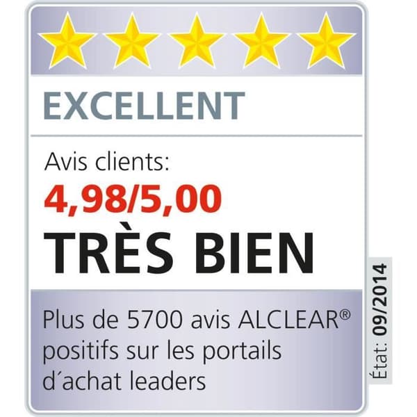 Alclear 955040 UL Fiberdukar, 3-pack