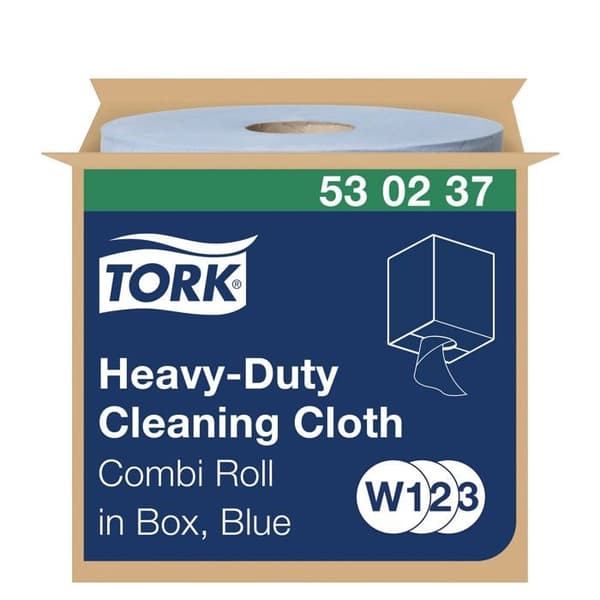 Tork - 530237 - Ultraresistent rengöringsduk Blå spole W1/W2/W3, säljs styckvis