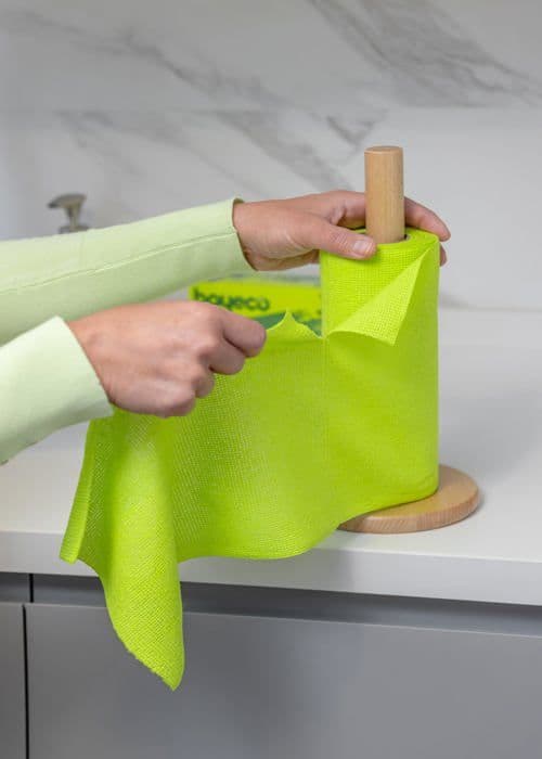Sponge - chamois leather - microfiber - Bayeco cloth - BA-BR030-VE-CKRO