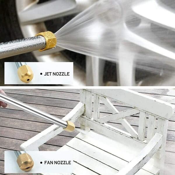 Korkeapainesuutin Water Jet Gun puutarhaletkuun