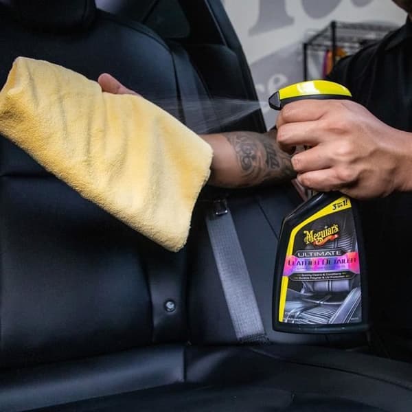 Meguiar's G201316EU Ultimate Leather Detailer, Leather Cleaner, 473 ml