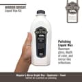 Miniatyrbild 2 av 4: Meguiar's Mirror Bright Liquid Wax Kit med mikrofiberduk och applikatorer