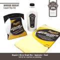 Miniatyrbild 1 av 4: Meguiar's Mirror Bright Liquid Wax Kit med mikrofiberduk och applikatorer