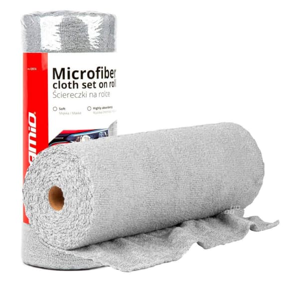 Rulle med mikrofiber rengøringsklude 30*30cm 120gr