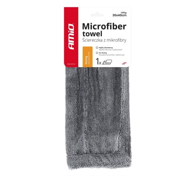 Mikrofiber torkduk 30x40cm 1200gr