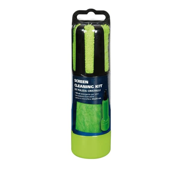 Glassrengjøringssett: sprayflaske 150ml + klut 25*25cm