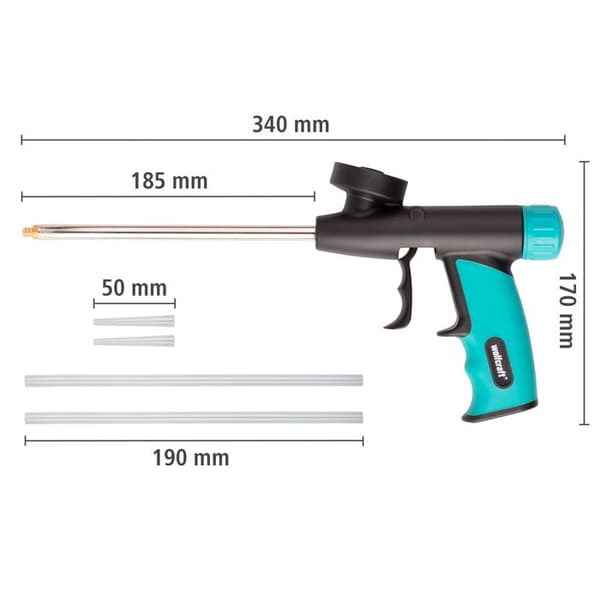 Pistol för expanderande skum - wolfcraft - Anpassad för polyuretanskum - 4342000