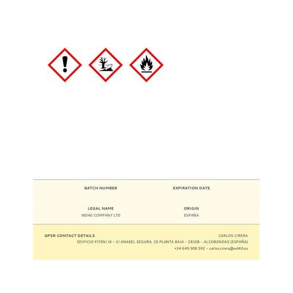 Specialist Rengöring av Kontakter Wd40 400ml 34380