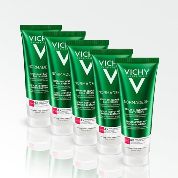 VICHY NORMADERM Rengörande serum och peeling 125 ml