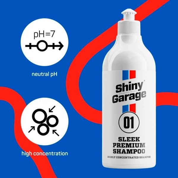 Blanka garage - 7015-uniw - Sleek Premium Shampoo - koncentrerat bilschampo 1:50 universellt