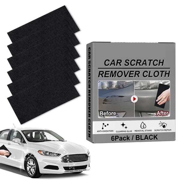 6 Pack Nano Klud Til Bilskrot Multifunktionel Nano Klud Reparation Små Ridser Bilmaling Vandpletter Guano