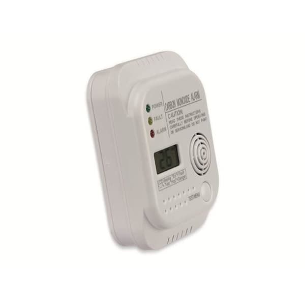 Kolmonoxiddetektor - GRUNDIG - 7 års sensor - Digital skärm - Vit