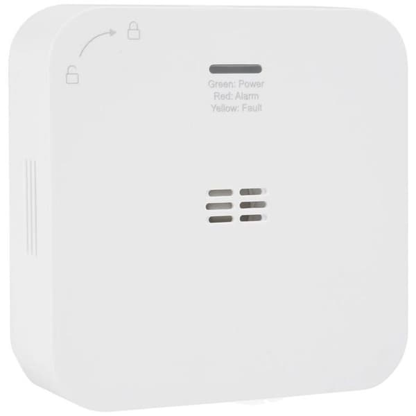 Smartwares FGA-13800 kolmonoxiddetektor med appkontroll, vit, väggmonterad, 85 db