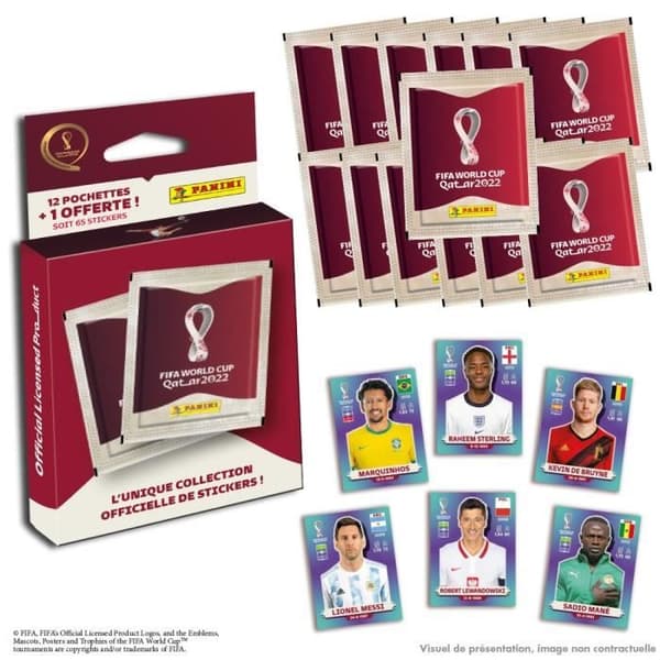 Dekalalbum - PANINI - WORLD CUP QATAR 2022 - 670 dekaler inklusive 50 glänsande