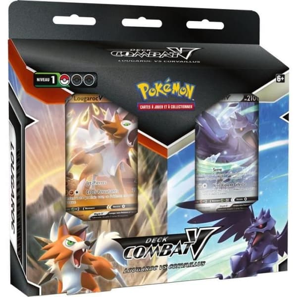 Combat Deck V Lougaroc Vs Corviknight - Pokemon - Bundle of 2 - För barn från 6 år och uppåt