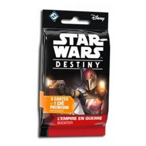 Booster - Star Wars - Destiny - The Empire At War - 1 premiumtärning - 5 kort - från 8 år och uppåt