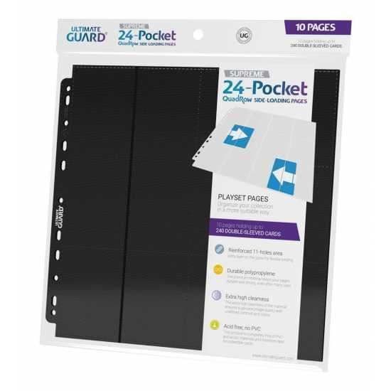 Ultimate Guard 24-Pocket QuadRow Sidor Sidolast Svart (10)