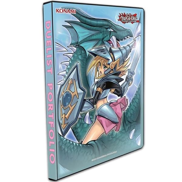PORTFÖLJ / ALBUM / NOTEBOK KONAMI-KORTSORTIMENT - YU GI OH - MAGICIAN OF DARKNESS A4-FORMAT UPP TILL 180 KORT - LE DRAGON CHEVALIE