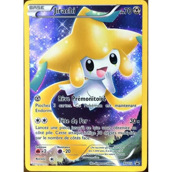 Pokémon Card XY112 Jirachi 70 PV - FULL ART FR - ASMODEE - Kortspel - Blandat - Från 6 år