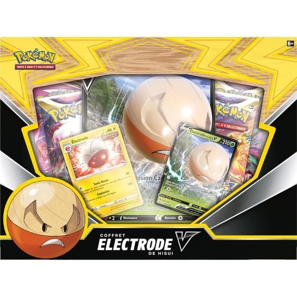 Hisui-V Elektrodlåda - POKEMON - Samlarkort - Gul - Blandad - Från 6 år
