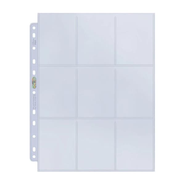 Plastficka 9-P Ultra Pro 100-pack