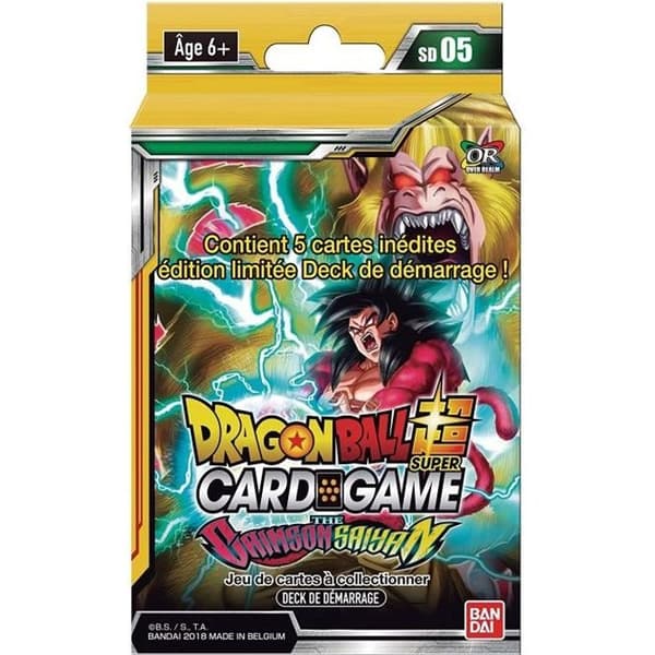 Startkortlek - Dragon Ball - SD05 - The Crimson Saiyan - 50 kort - Fransk version