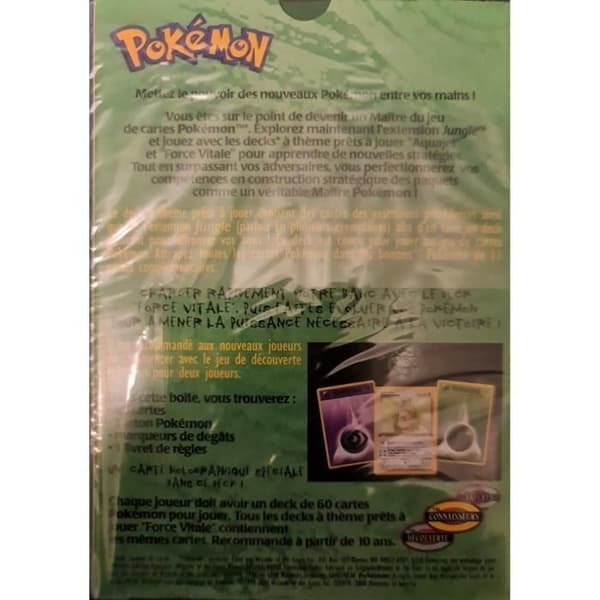 Djungeltema - Pokémon - Life Force - Wizards Of The Coast - Barnkortspel