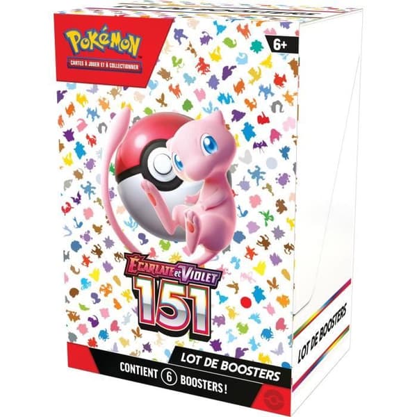 Pokémon Cards EV3.5 - Box med 6 boosters - Samla den ikoniska Pokémon of Kanto