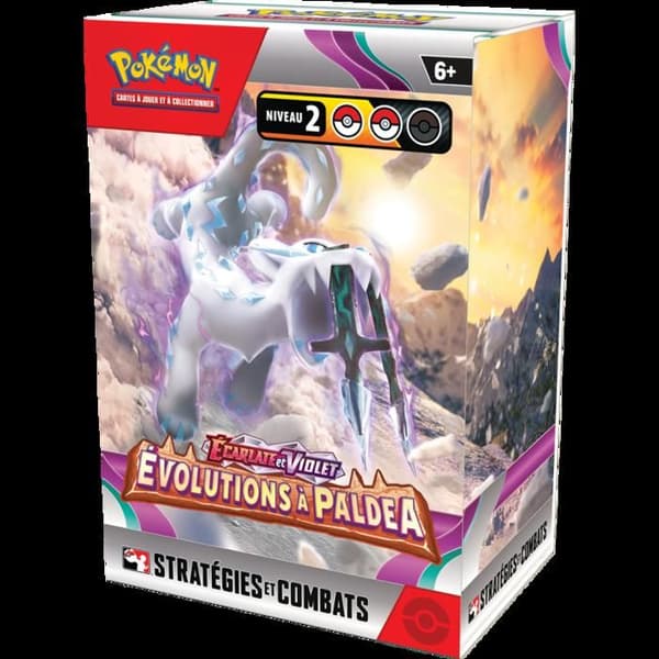 Spelbox - POKÉMON - Evolutioner i Paldea EV02 - 11 Booster - 2 Decks - Tillbehör inkluderade