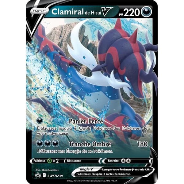 Pokébox Clamiral de Husui V - POKEMON - Pokébox Summer - Innehåller 4 boosters och 1 kampanjkort