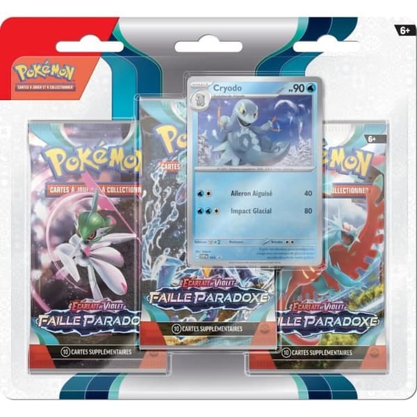 Pokémonkort EV04 - Pack 3 Boosters - ASMODEE - Slumpmässig modell
