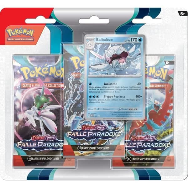 Pokémonkort EV04 - Pack 3 Boosters - ASMODEE - Slumpmässig modell