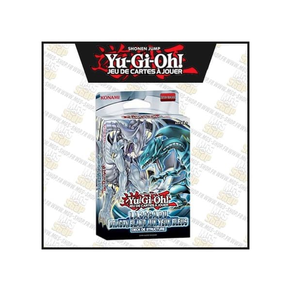 Kortlek - Yu-Gi-Oh! - Saga om den vita draken med blå ögon - Vit - 2 spelare eller fler