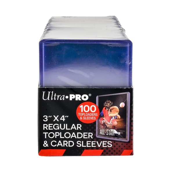 Ultra Pro 100 Toploader & Card Sleeves 3x4"