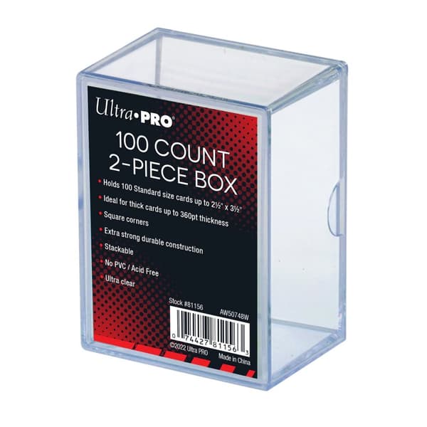Ultra Pro Cardbox 100 Count 2-piece