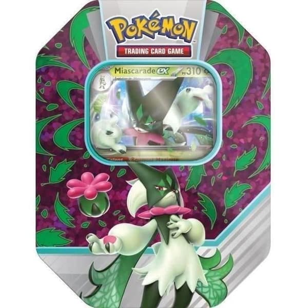 Samlarkort - ASMODEE - Pokébox Q4 2023 Miascarade-ex - Grön, vit och lila - 6 år
