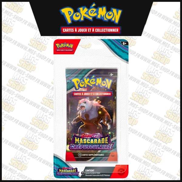 Booster - Pokémon - Scarlet och Violet Ev06 - 10 kort - Från 6 år - Båda kön