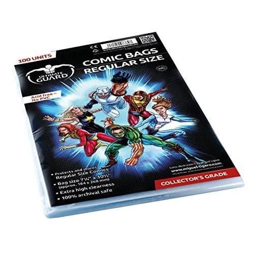 Ultimate Guard Comic Book förvaringspåsar - vanlig storlek (pack med 100)