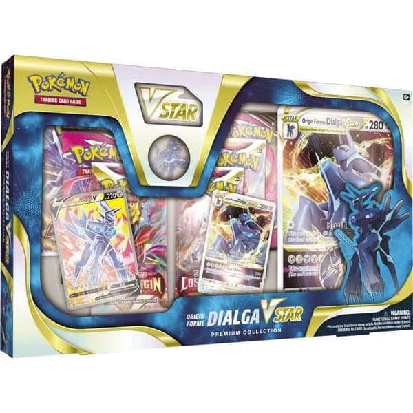 Pokémon TCG - Premium Collection Pokémon Original-VSTAR (Dialga Original-VSTAR eller Palkia Original-VSTAR - 1x Random Box)