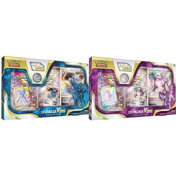 Pokémon TCG - Premium Collection Pokémon Original-VSTAR (Dialga Original-VSTAR eller Palkia Original-VSTAR - 1x Random Box)