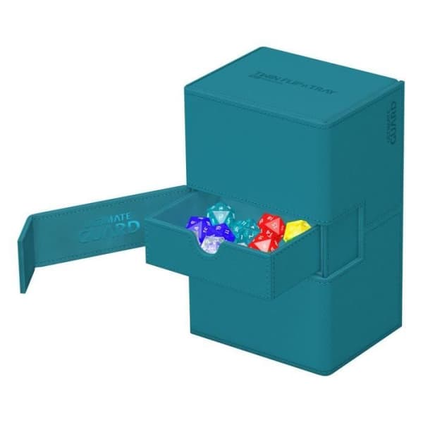 Deck Box - Ultimate Guard - Twin Flip'n'Tray 160+ - Petrol Blue - 1 box - Blandat