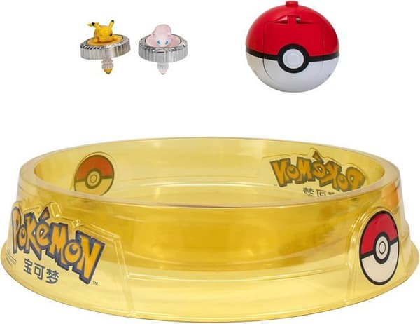 Bandai Pokémon-stridsarena med 2 snurrtoppar