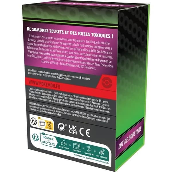 Pokémon: Set med 6 boosters