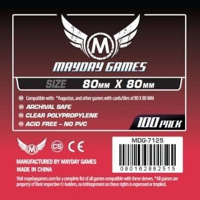 100 Premium standardkortskydd 80x80 mm (7125)