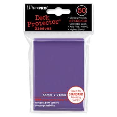 Kortfodral - ULTRA PRO - Solid Violet - 50 ärmar - Magi, Pokemon-format - PVC-fri