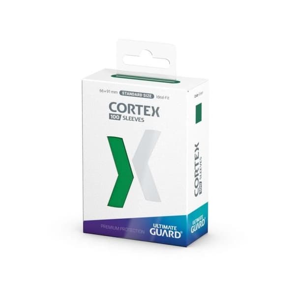 Förpackning med 100 Cortex Sleeves Ultimate Guard - ULTIMATE GUARD - standardstorlek - Grön