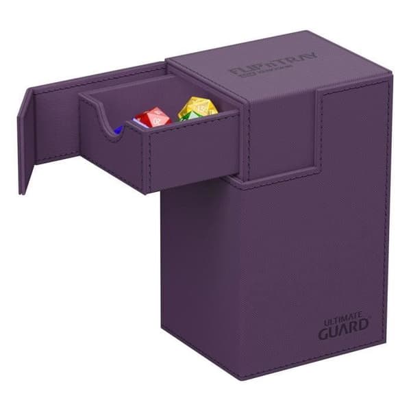 Deck Box - ULTIMATE GUARD - FLIP'N'TRAY 80+ XENOSKIN MONOCOLOR - Lila - Inomhus - 1 spelare eller fler