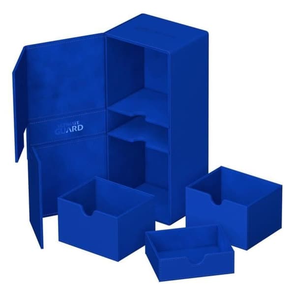 ULTIMATE GUARD TWIN FLIPNTRAY 266+ XENOSKIN BLUE UGD011366